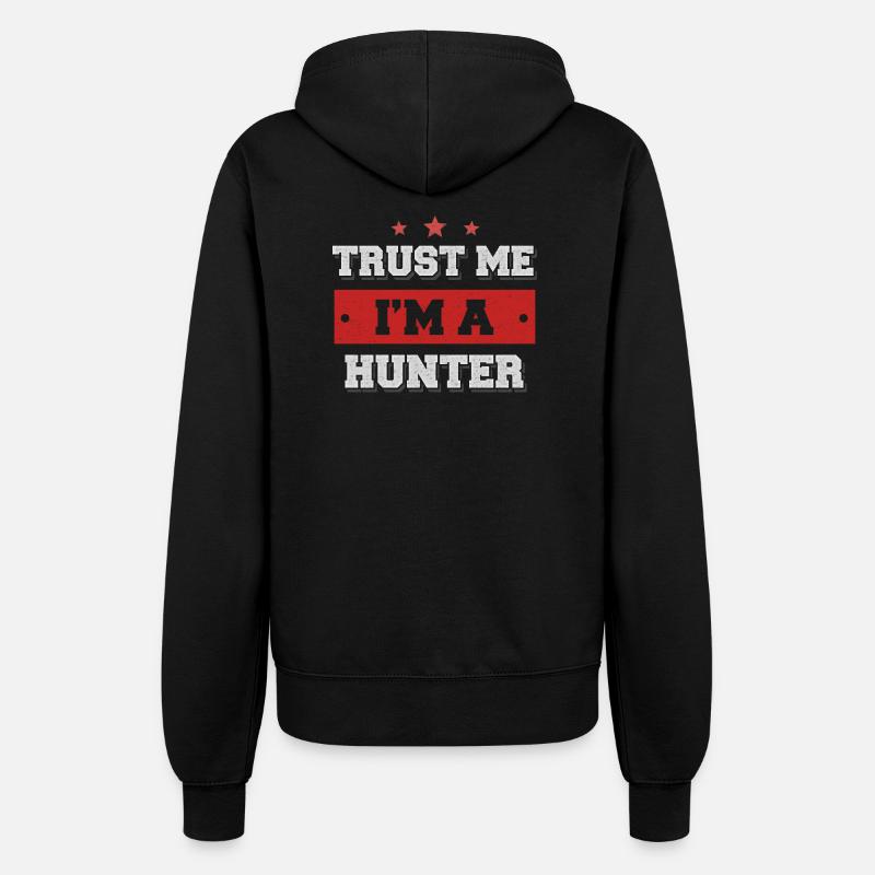 Trust me I am a Hunter! - Frauen Kapuzenjacke - Schwarz