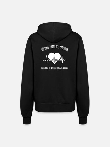 Krankenschwester - Frauen Kapuzenjacke - Schwarz