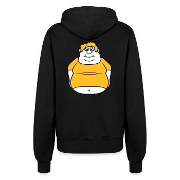 kreis ball mann fett dick clipart comic cartoon lu - Frauen Kapuzenjacke - Schwarz - Hinten - Maraike (178cm)