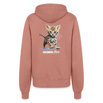 Savannah - Women’s Hooded Jacket - dusky rose - Back - Maraike (178cm)