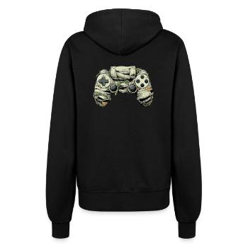 Halloween Zombie Game Controllers Mummy - Frauen Kapuzenjacke - Schwarz - Hinten - Maraike (178cm)