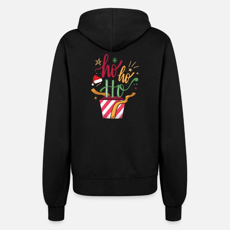 ho ho ho - Women’s Hooded Jacket - black