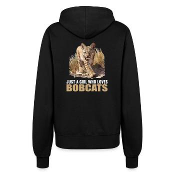 Bobcats Rotluchse Rotluchs Luchs - Frauen Kapuzenjacke - Schwarz - Hinten - Maraike (178cm)