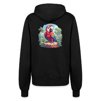 L’ère de l’ara - Veste à capuche Femme - noir - Dos - Maraike (178cm)