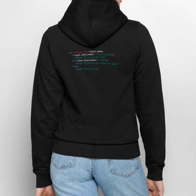 Programmierer Kaffee Code Informatik Geschenk Frauen Kapuzenjacke