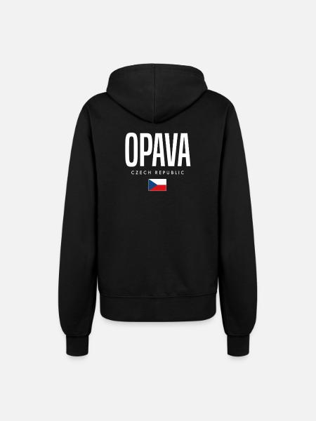 Opava Tschechien - Frauen Kapuzenjacke - Schwarz