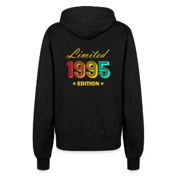 1995 Vintage 30ème Cadeau d’anniversaire Né 1995 - Veste à capuche Femme - noir - Dos - Maraike (178cm)