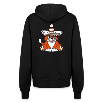 Chapeau Sombrero Chat Culture Mexicaine Chaton - Veste à capuche Femme - noir - Dos - Maraike (178cm)