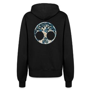 yggdrasil e 242 - Frauen Kapuzenjacke - Schwarz - Hinten - Maraike (178cm)