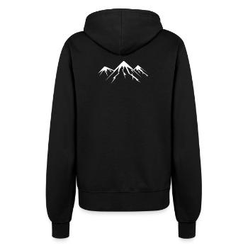 Berg Berge - Frauen Kapuzenjacke - Schwarz - Hinten - Maraike (178cm)