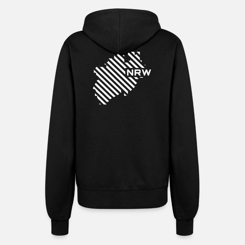 NRW Map - Women’s Hooded Jacket - black