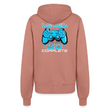 Komplettes Gamepad auf Stufe 30 - Frauen Kapuzenjacke - Altrosa - Hinten - Maraike (178cm)