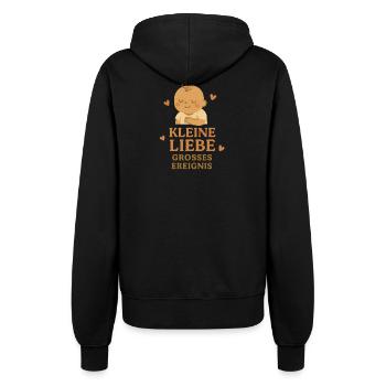 Kleine Liebe Grosses Ereingnis - Frauen Kapuzenjacke - Schwarz - Hinten - Maraike (178cm)