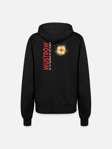 Wustrow - Frauen Kapuzenjacke - Schwarz