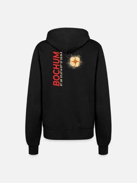 Bochum - Frauen Kapuzenjacke - Schwarz