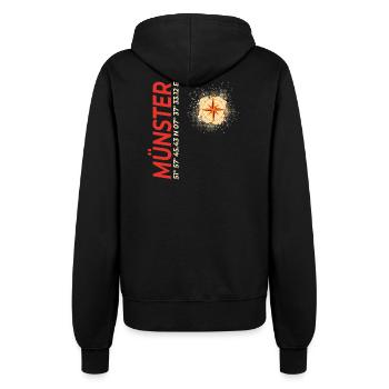 Münster - Frauen Kapuzenjacke - Schwarz - Hinten - Maraike (178cm)