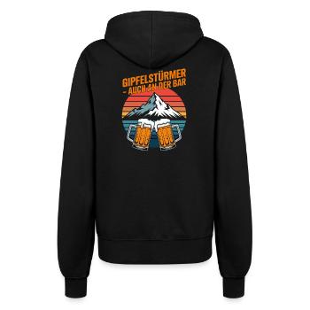 Bier am Berg - Frauen Kapuzenjacke - Schwarz - Hinten - Maraike (178cm)