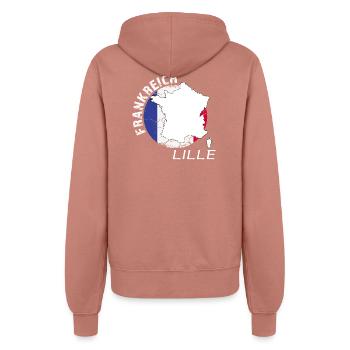 Lille - Frauen Kapuzenjacke - Altrosa - Hinten - Maraike (178cm)