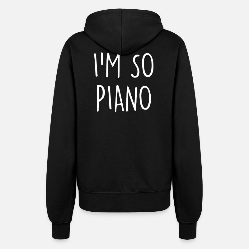 Piano Klavier - Women’s Hooded Jacket - black