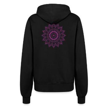 Mandala - Frauen Kapuzenjacke - Schwarz - Hinten - Maraike (178cm)