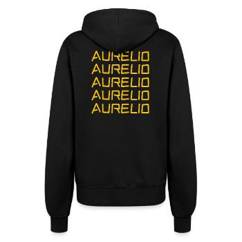 Geschenk für Aurelio - Frauen Kapuzenjacke - Schwarz - Hinten - Maraike (178cm)
