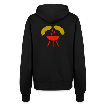Grillen - Frauen Kapuzenjacke - Schwarz - Hinten - Maraike (178cm)