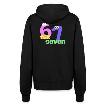 Six Seven Trend - Frauen Kapuzenjacke - Schwarz - Hinten - Maraike (178cm)