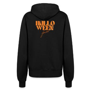 Halloween Fieber Glitzer Typografie - Frauen Kapuzenjacke - Schwarz - Hinten - Maraike (178cm)