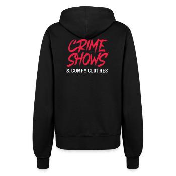 Krimi True Crime - Frauen Kapuzenjacke - Schwarz - Hinten - Maraike (178cm)