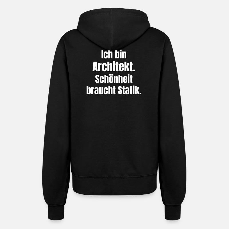 Déclaration architecturale : beauté avec la statique - Veste à capuche Femme - noir