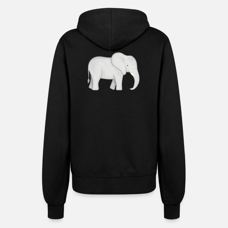Elephant Baby - Women’s Hooded Jacket - black