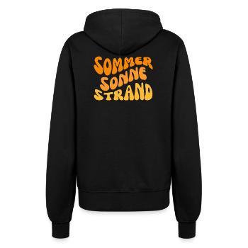 Sommer Sonne Strand Wavy - Frauen Kapuzenjacke - Schwarz - Hinten - Maraike (178cm)