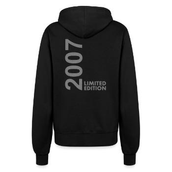 2007 Limited Edition - Frauen Kapuzenjacke - Schwarz - Hinten - Maraike (178cm)