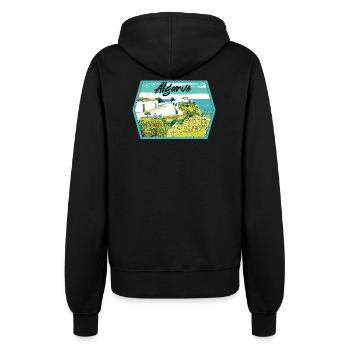 Algarve, Notre Dame da Rocha, Porches - Veste à capuche Femme - noir - Dos - Maraike (178cm)