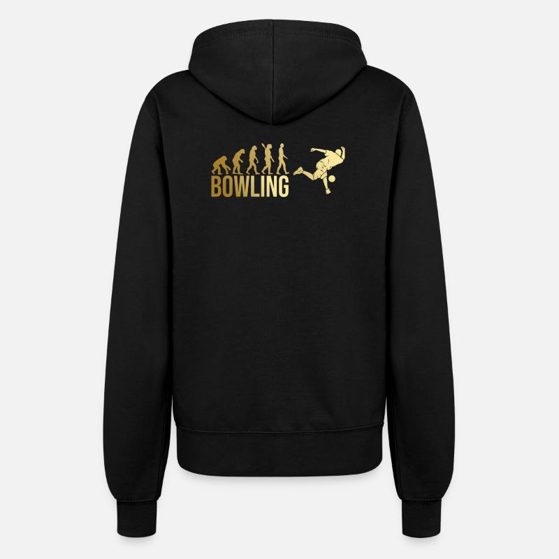 Evolution Bowling - Frauen Kapuzenjacke - Schwarz