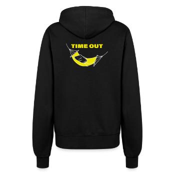 TIME OUT - Frauen Kapuzenjacke - Schwarz - Hinten - Maraike (178cm)