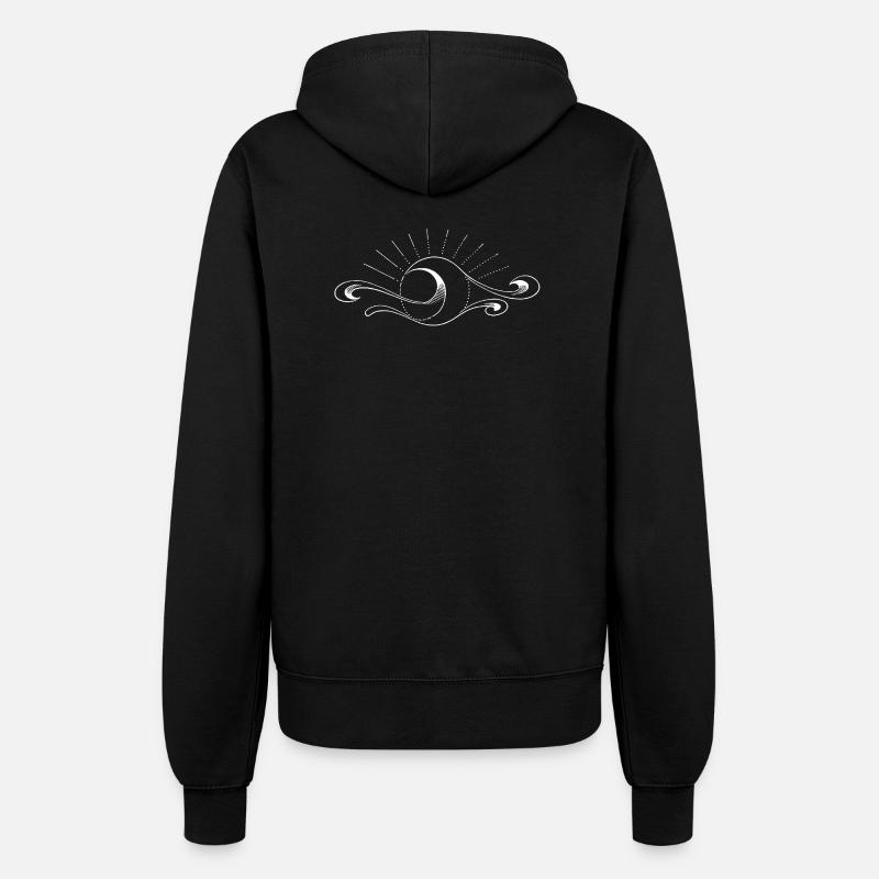Supernova  - Frauen Kapuzenjacke - Schwarz