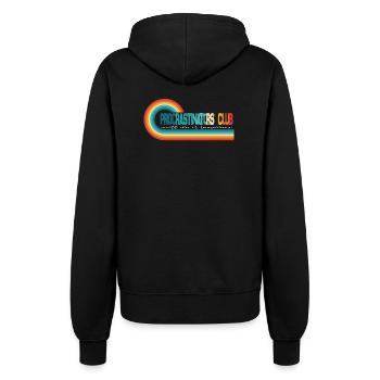 Procrastinators Club, on le fera demain - Veste à capuche Femme - noir - Dos - Maraike (178cm)