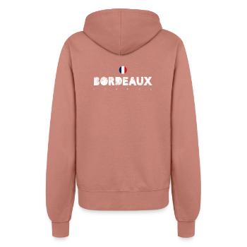Bordeaux - Frauen Kapuzenjacke - Altrosa - Hinten - Maraike (178cm)