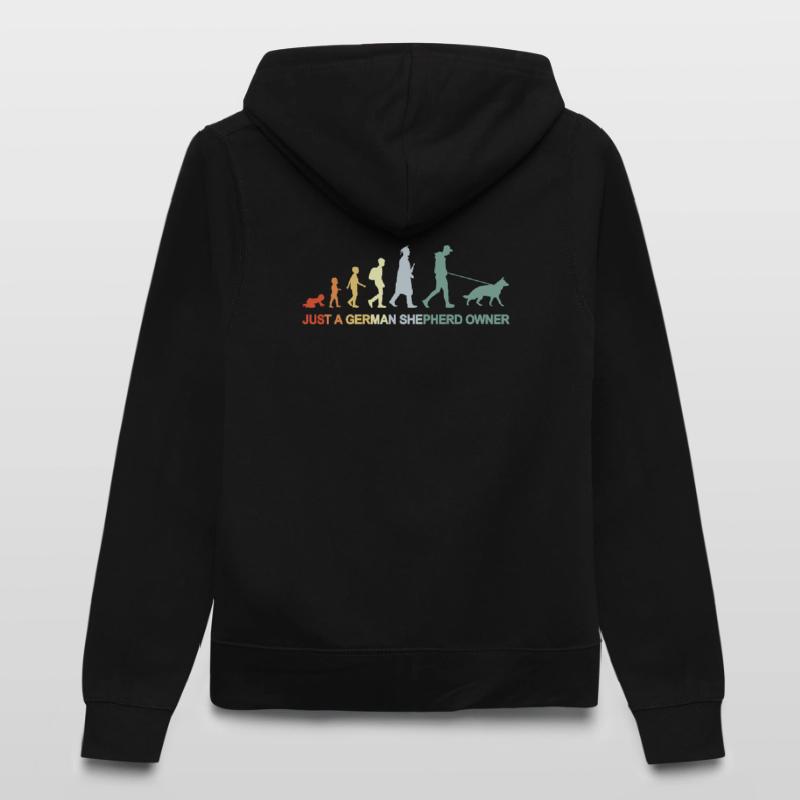 Evolution German Shepherd Owner Women’s Hooded Jacket