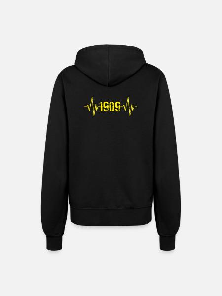 Dortmund Herzschlag - Frauen Kapuzenjacke - Schwarz
