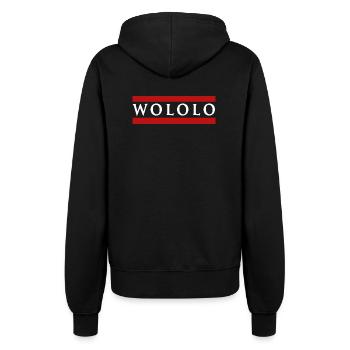 Wololo - 2 white - Mobii_3 Gamer Edition - Frauen Kapuzenjacke - Schwarz - Hinten - Maraike (178cm)