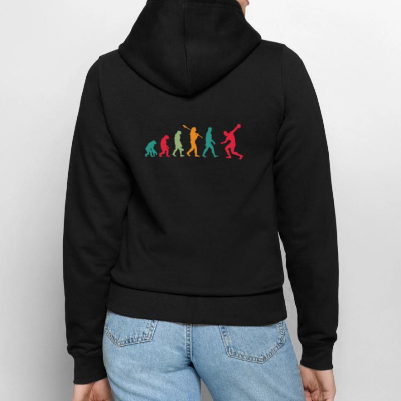 Diskuswerfen Diskuswerfer Evolution Diskus Frauen Kapuzenjacke