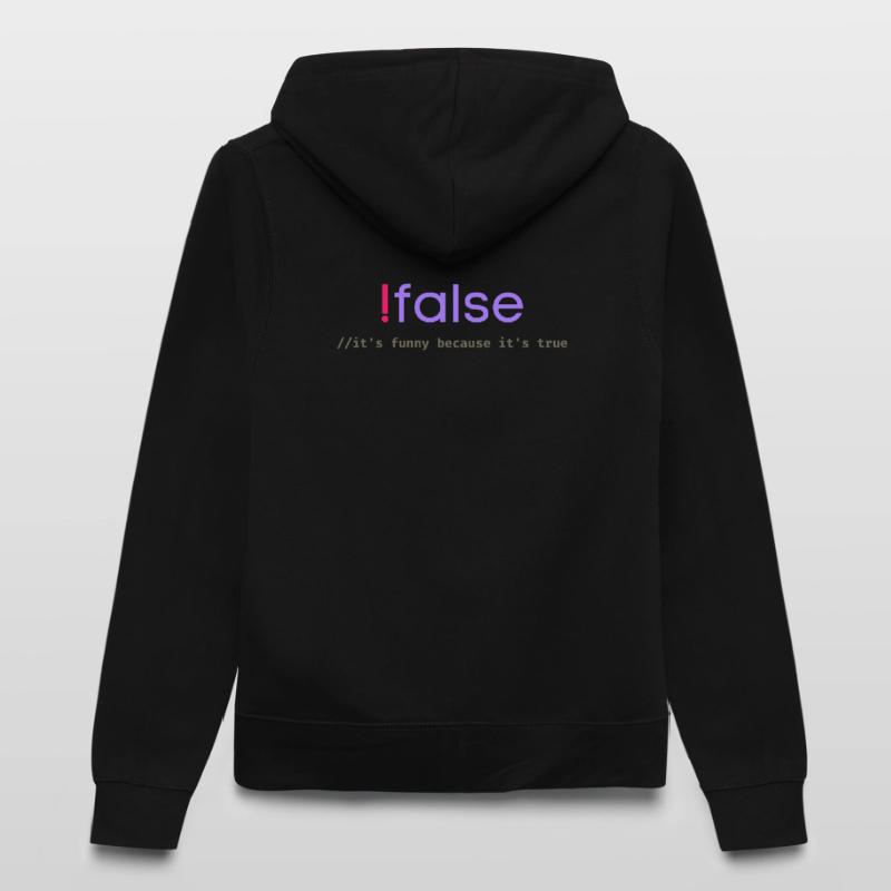 Ifalse Funny Coder Programmierungswortspiel Frauen Kapuzenjacke