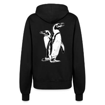 Pinguin - Frauen Kapuzenjacke - Schwarz - Hinten - Maraike (178cm)