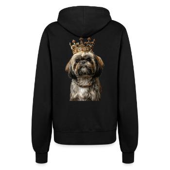 Shih Tzu - Veste à capuche Femme - noir - Dos - Maraike (178cm)