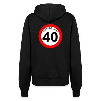 40 - Veste à capuche Femme - noir - Dos - Maraike (178cm)