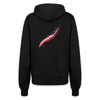 Bleu blanc rouge - Veste à capuche Femme - noir - Dos - Maraike (178cm)