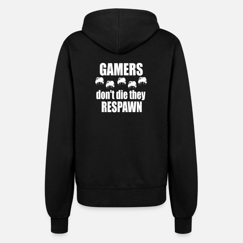 Gamer respawn - Women’s Hooded Jacket - black