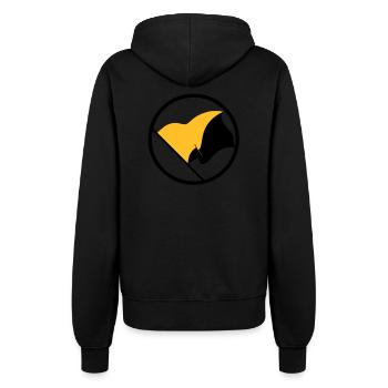 Capitalisme Anarcho - Veste à capuche Femme - noir - Dos - Maraike (178cm)